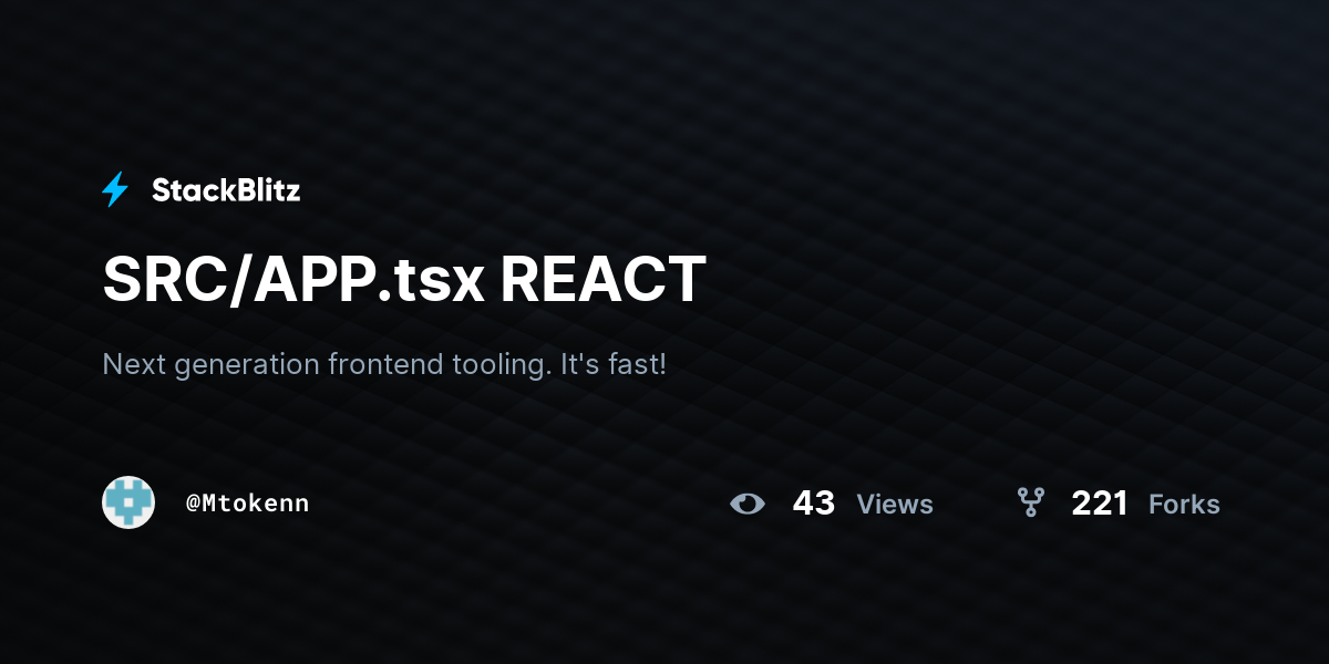 SRC/APP.tsx REACT - StackBlitz