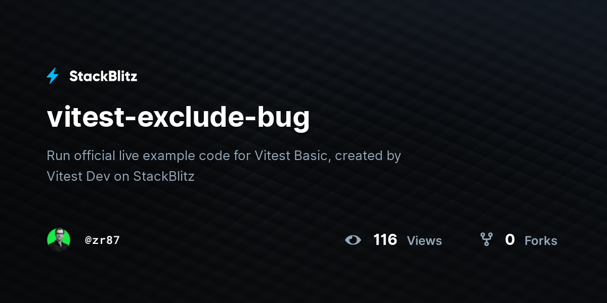 vitest-exclude-bug - StackBlitz
