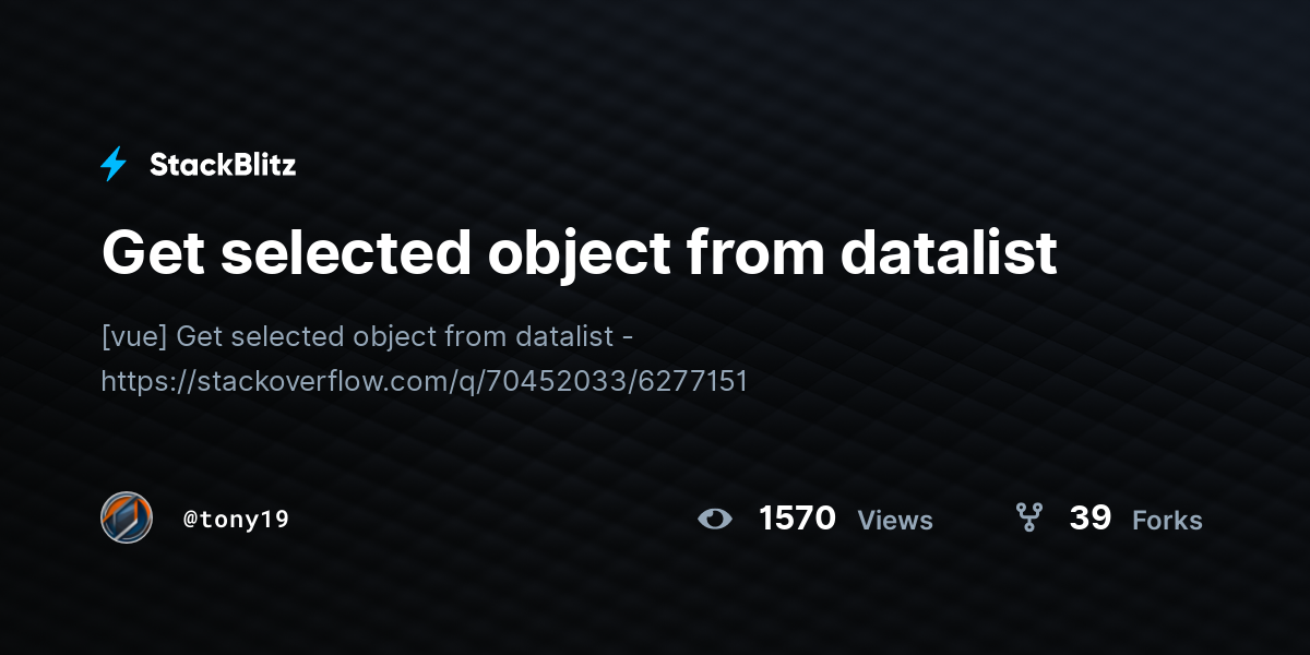 get-selected-object-from-datalist-stackblitz