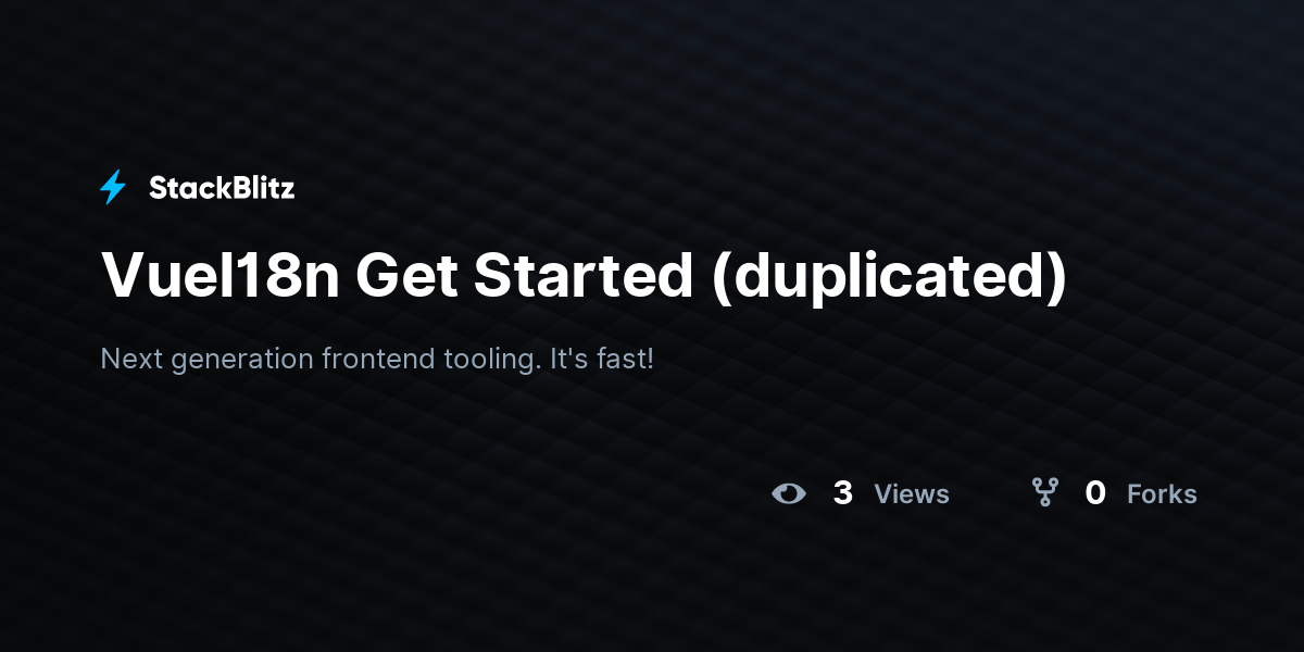 VueI18n Get Started (duplicated) - StackBlitz