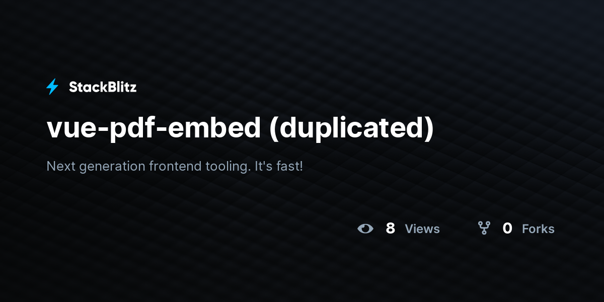 vue-pdf-embed (duplicated) - StackBlitz