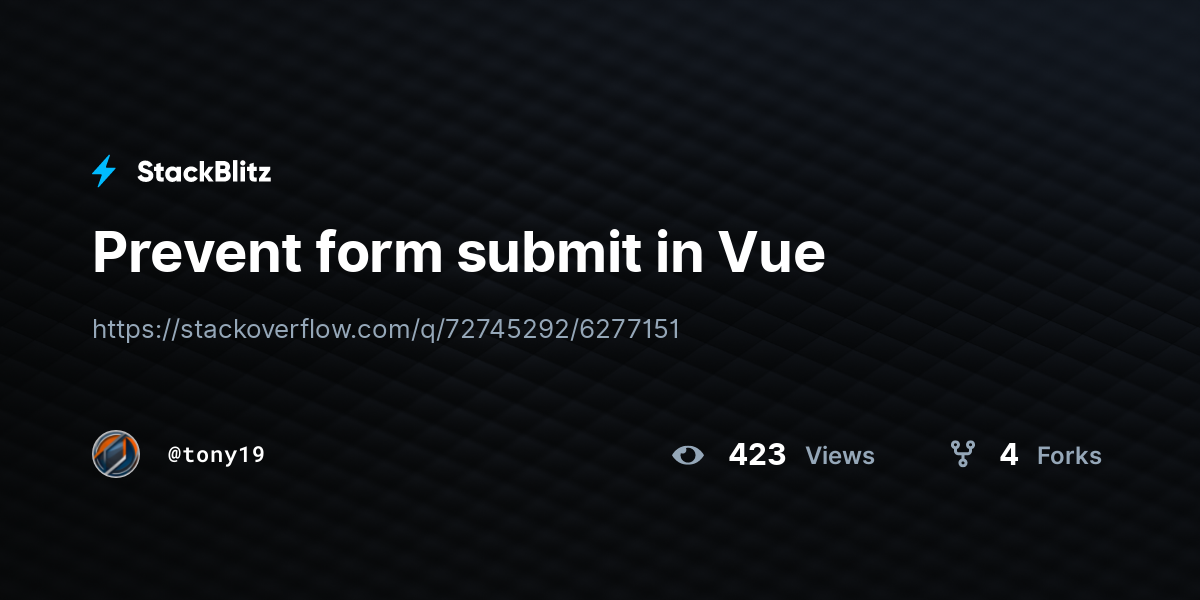 prevent-form-submit-in-vue-stackblitz