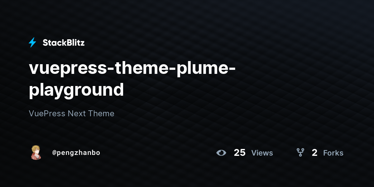 vuepress-theme-plume-playground - StackBlitz