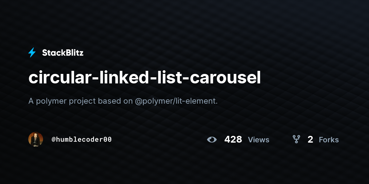 circular-linked-list-carousel - StackBlitz