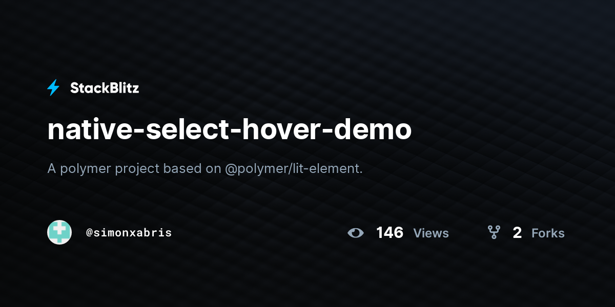 native-select-hover-demo - StackBlitz