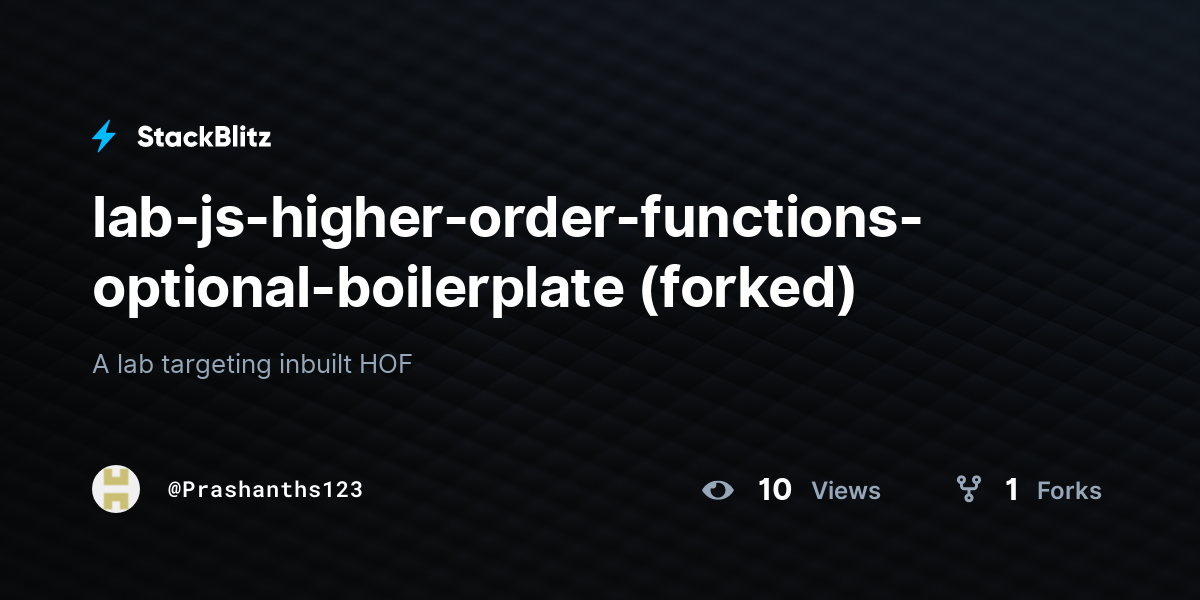 lab-js-higher-order-functions-optional-boilerplate (forked) - StackBlitz