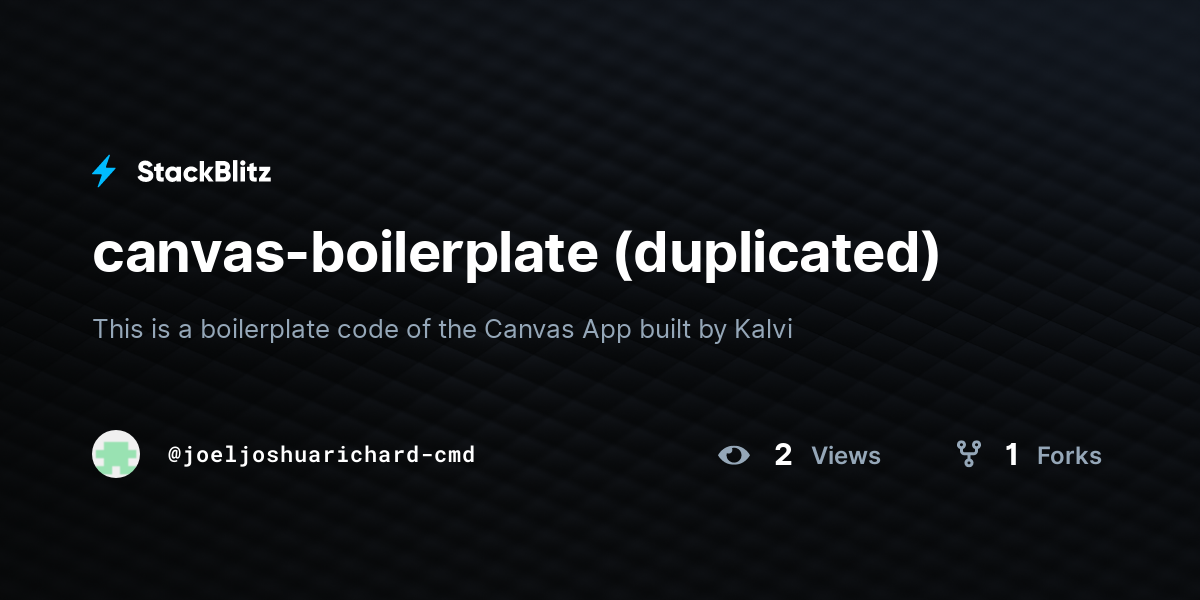 canvas-boilerplate (duplicated) - StackBlitz