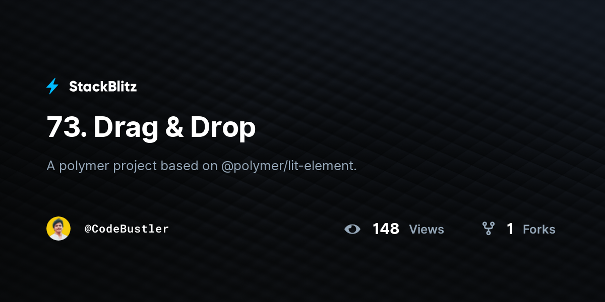 73. Drag & Drop - StackBlitz