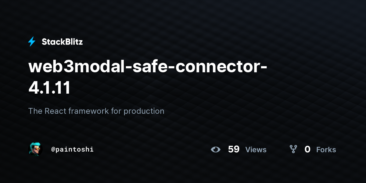 web3modal-safe-connector-4.1.11 - StackBlitz