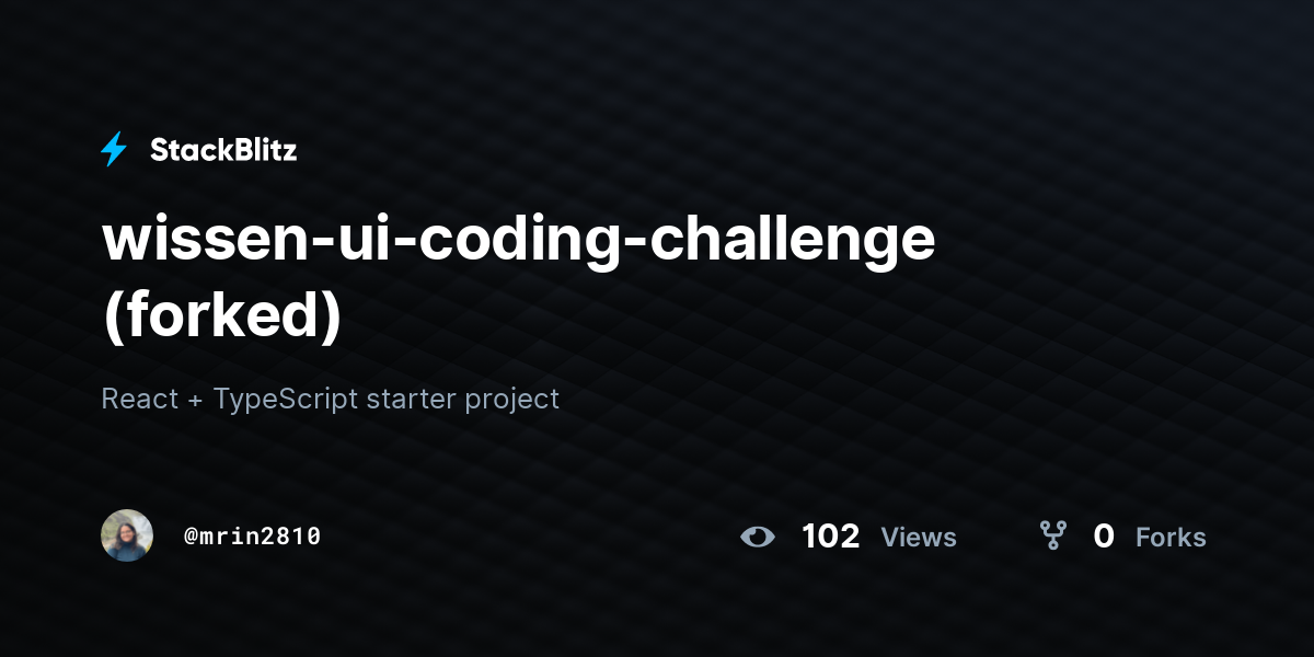 wissen-ui-coding-challenge (forked) - StackBlitz