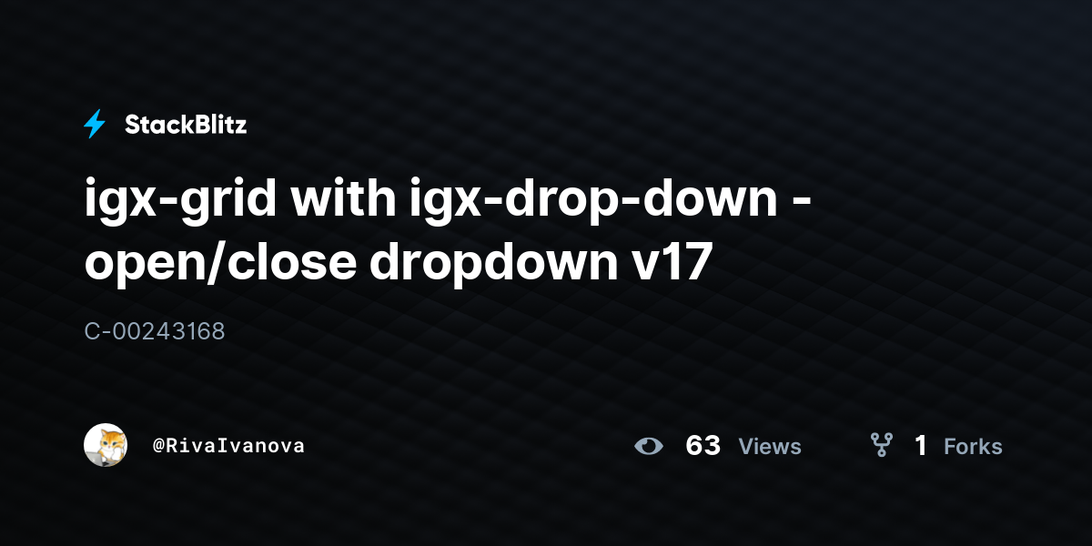 igx-grid with igx-drop-down - open/close dropdown v17 - StackBlitz