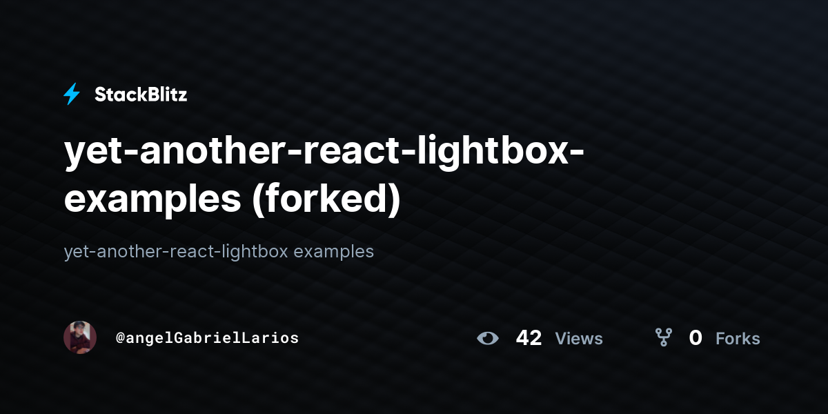 yet-another-react-lightbox-examples (forked) - StackBlitz