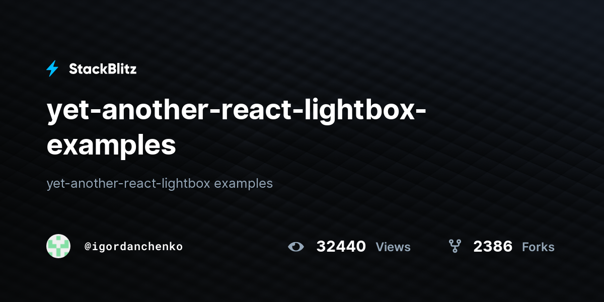 yet-another-react-lightbox-examples - StackBlitz