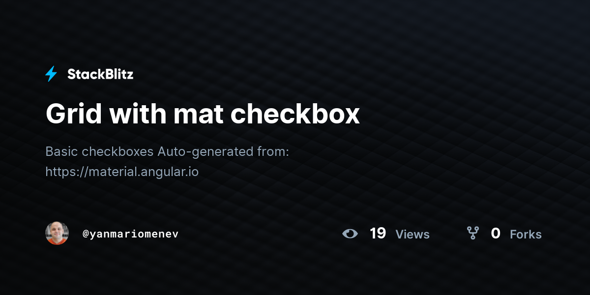 grid-with-mat-checkbox-stackblitz