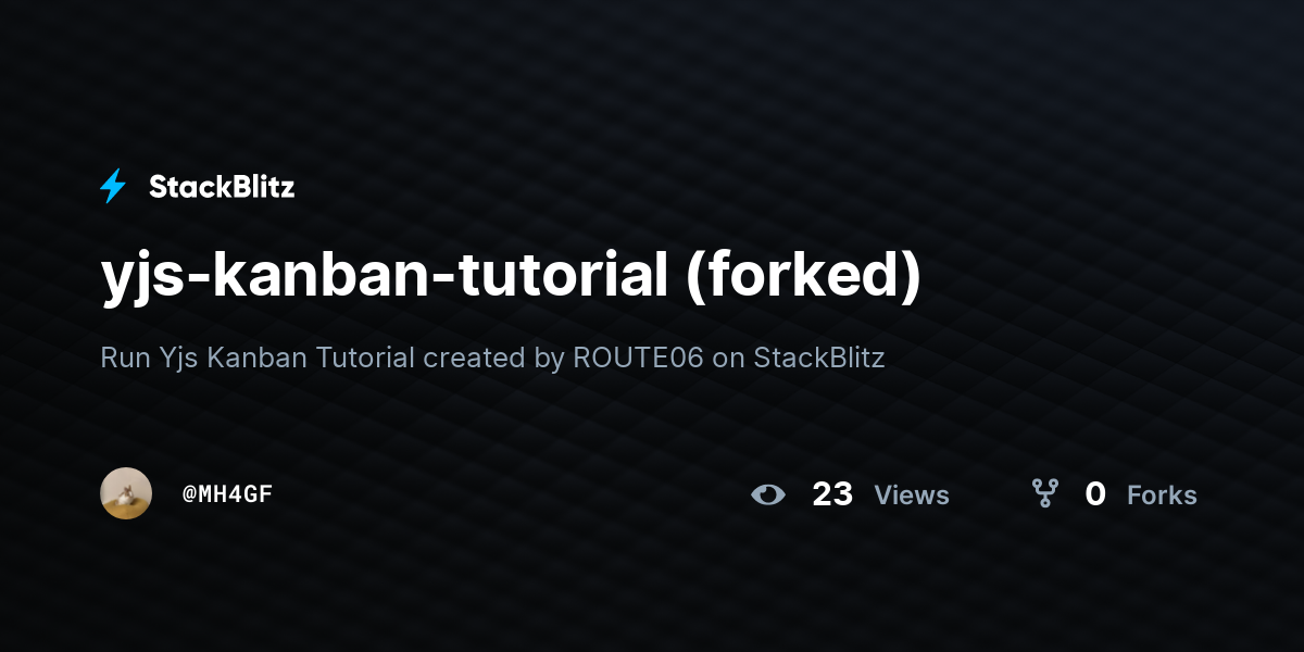 yjs-kanban-tutorial (forked) - StackBlitz