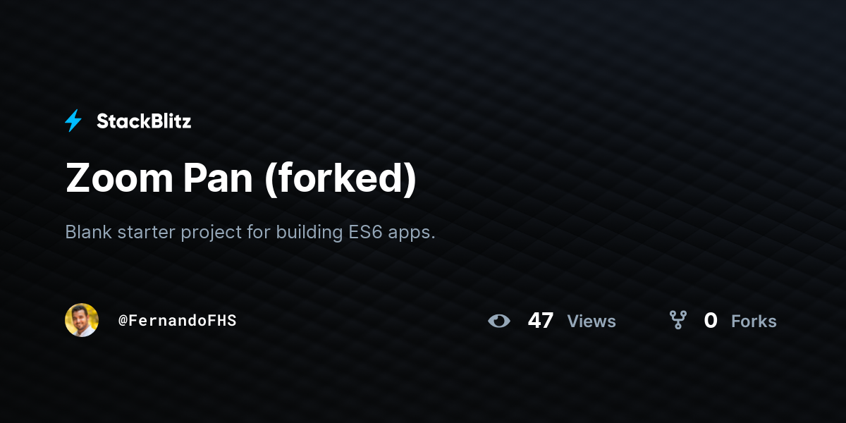 Zoom Pan (forked) - StackBlitz