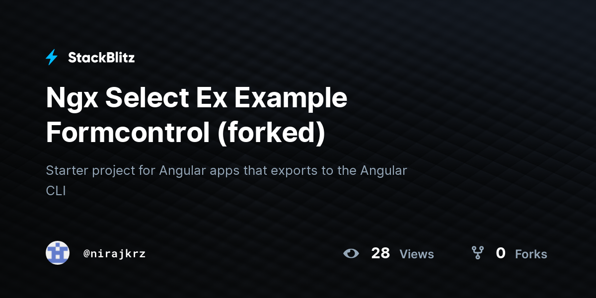 ngx-select-ex-example-formcontrol-forked-stackblitz